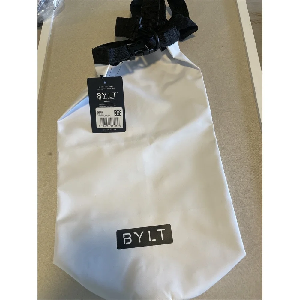BYLT BIOS Bag White Crossbody Sling Backpack Minimalist Everyday Waterproof‎